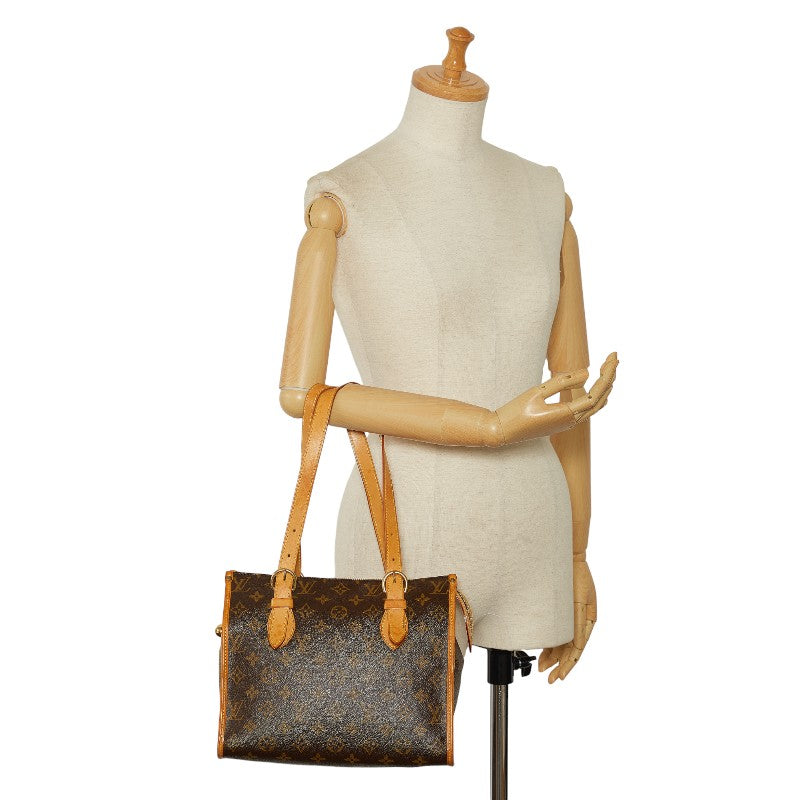 Louis Vuitton Monogram Popcorn Shoulder Bag M40007 Brown PVC Leather  Louis Vuitton