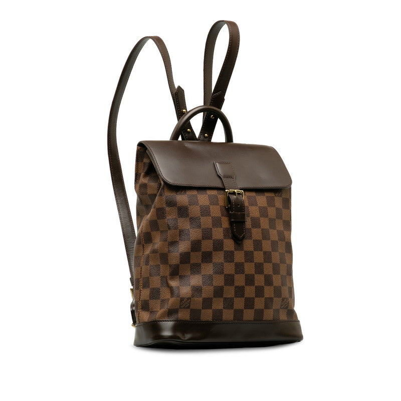 Louis Vuitton Louis Vuitton Damière N51132  Daypack PVC/Leather Brown