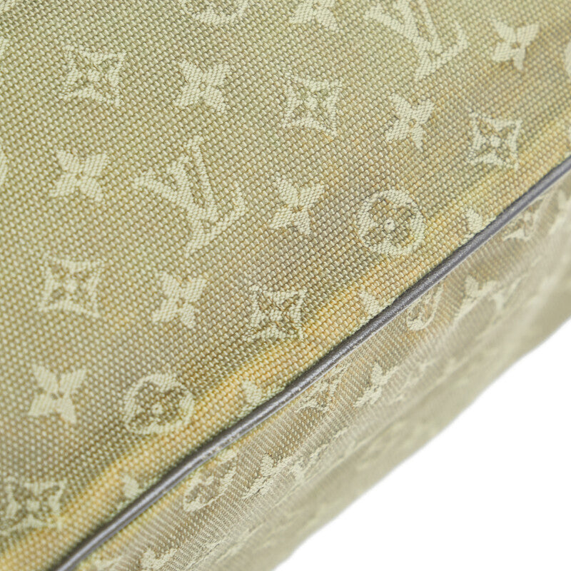 Louis Vuitton Monogram Mini Lucy GM  Bag Shoulder Bag M92681 Green Dark Brown Canvas Leather Ladies Louis Vuitton