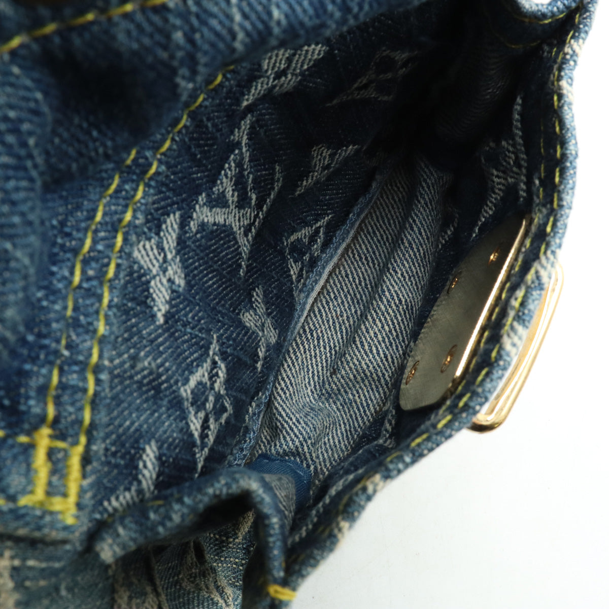 LOUIS VUITTON Louis Vuitton Monogram Denim Bag PM Shoulder Bag One Shoulder Semi Shoulder Shoulder Blue M95049