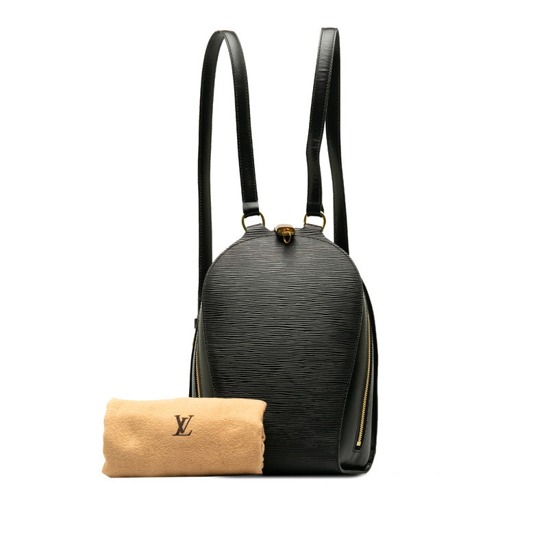 Louis Vuitton Louis Vuitton Epic M52232 Lux Daypack Leather Noir Black
