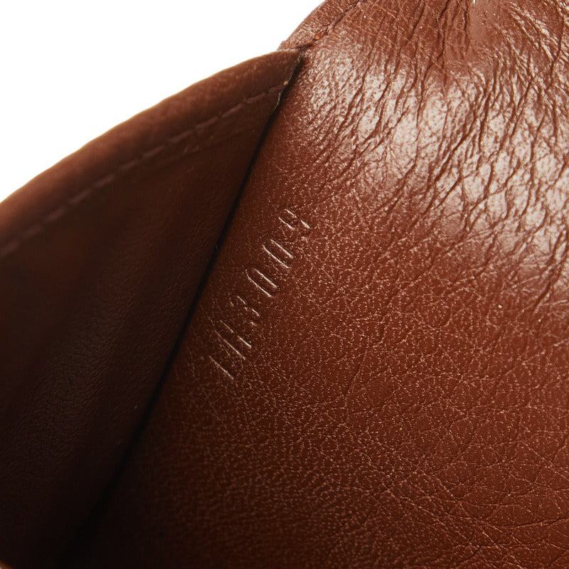Louis Vuitton Portfolio America Long Wallet Brown Leather  Louis Vuitton