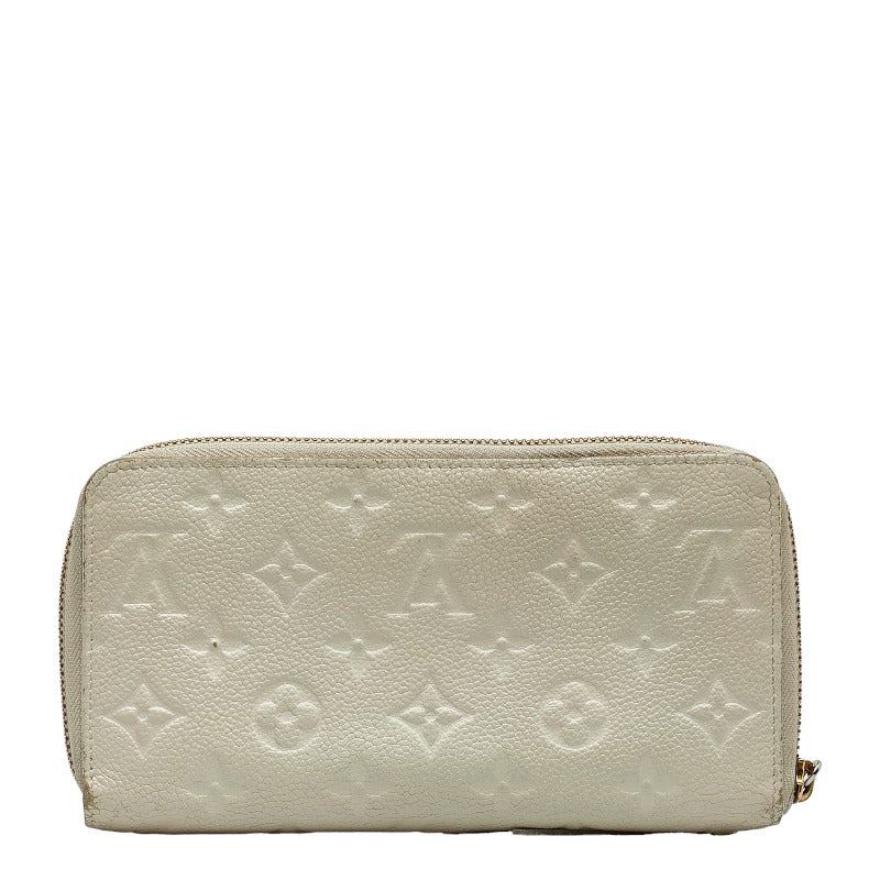 Louis Vuitton Monogram Amplant M93437 Long Wallet Leather Negro White  Vintage