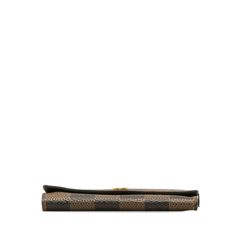 Louis Vuitton Damiere Multicle 6 6 Series Keycase N62630 Brown PVC Leather Lady Louis Vuitton