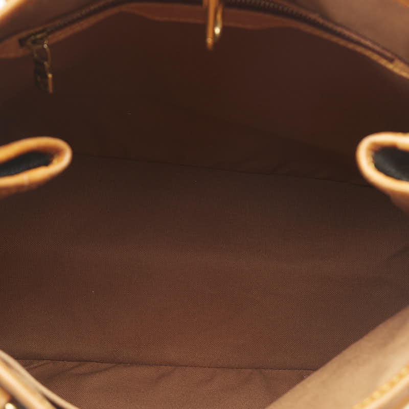 Louis Vuitton Monogram Batignol Vertical Shoulder Bag M51153 Brown PVC Leather Lady Louis Vuitton