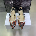 Dior Women’s Shoes KCB384TFL_S900 J’ADIOR Slingback Ballerina Flat