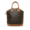 Louis Vuitton Monogram Rocket Vertical Handbag M40103 Brown PVC Leather  Louis Vuitton