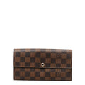 Louis Vuitton Louis Vuitton Damière N61734 Long Wallet PVC/Leather Brown