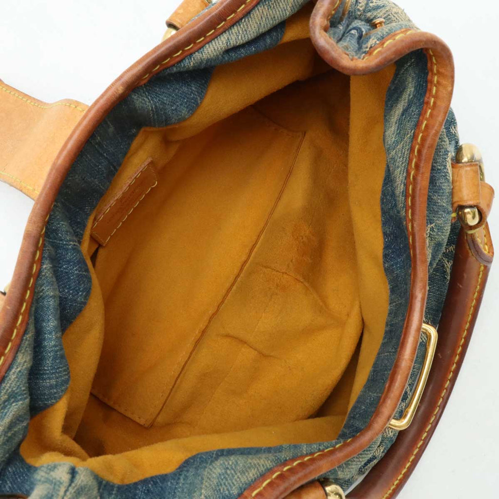 Louis Vuitton Monogram Denim Private Bag Mini Bag Blue M95020