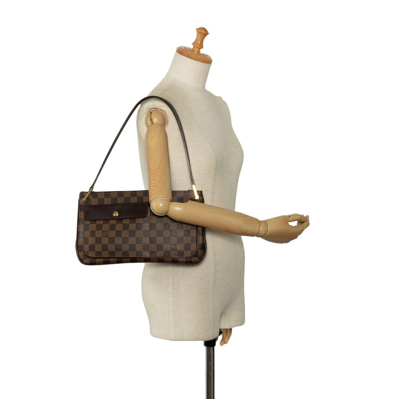 Louis Vuitton Damiere Overnight Shoulder Bag N51129 Eve Brown PVC Leather Lady Louis Vuitton