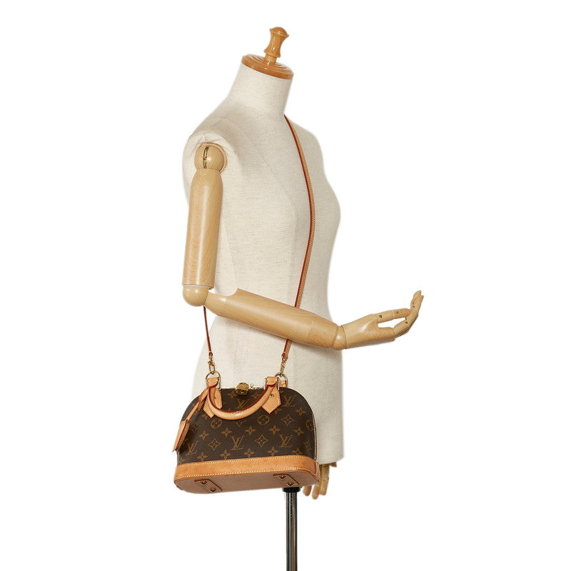 Louis Vuitton Monogram BB Handbag 2WAY M53152 Brown PVC Leather  Louis Vuitton