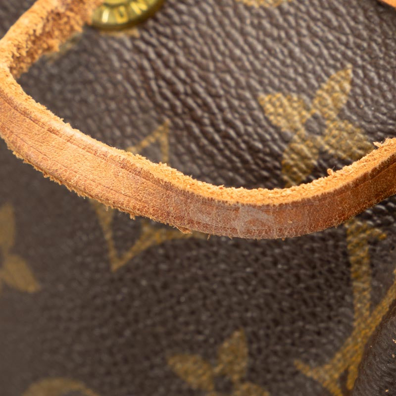 Louis Vuitton Monogram M42224 Shoulder Bag PVC/Leather Brown