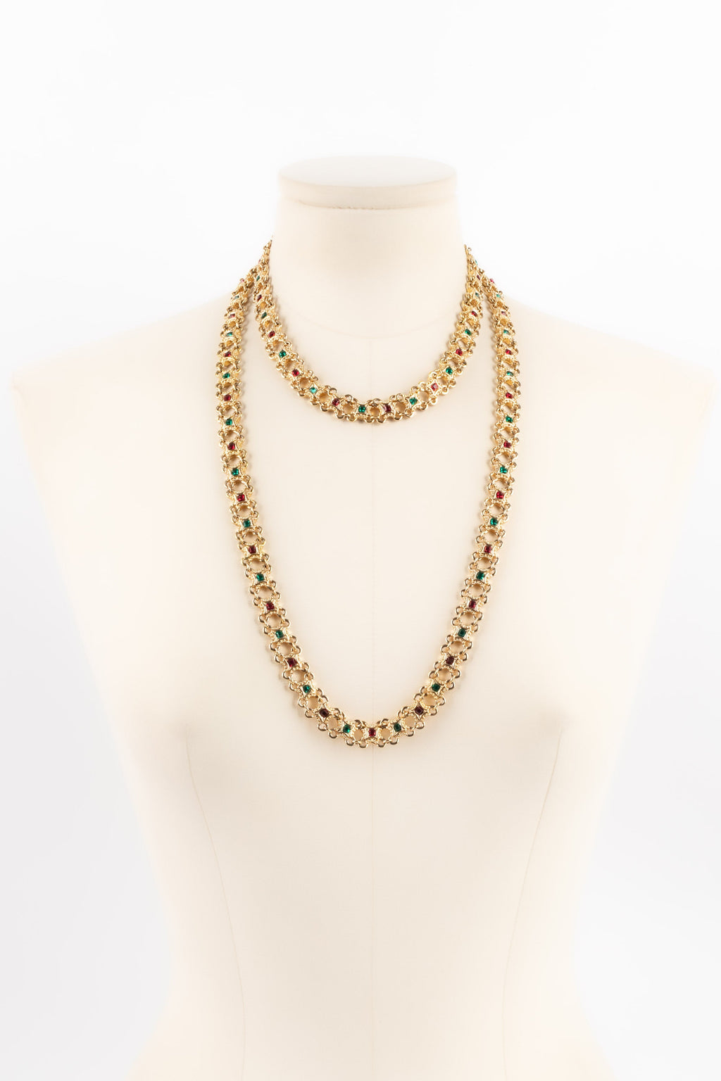 Long collier articulé Dior