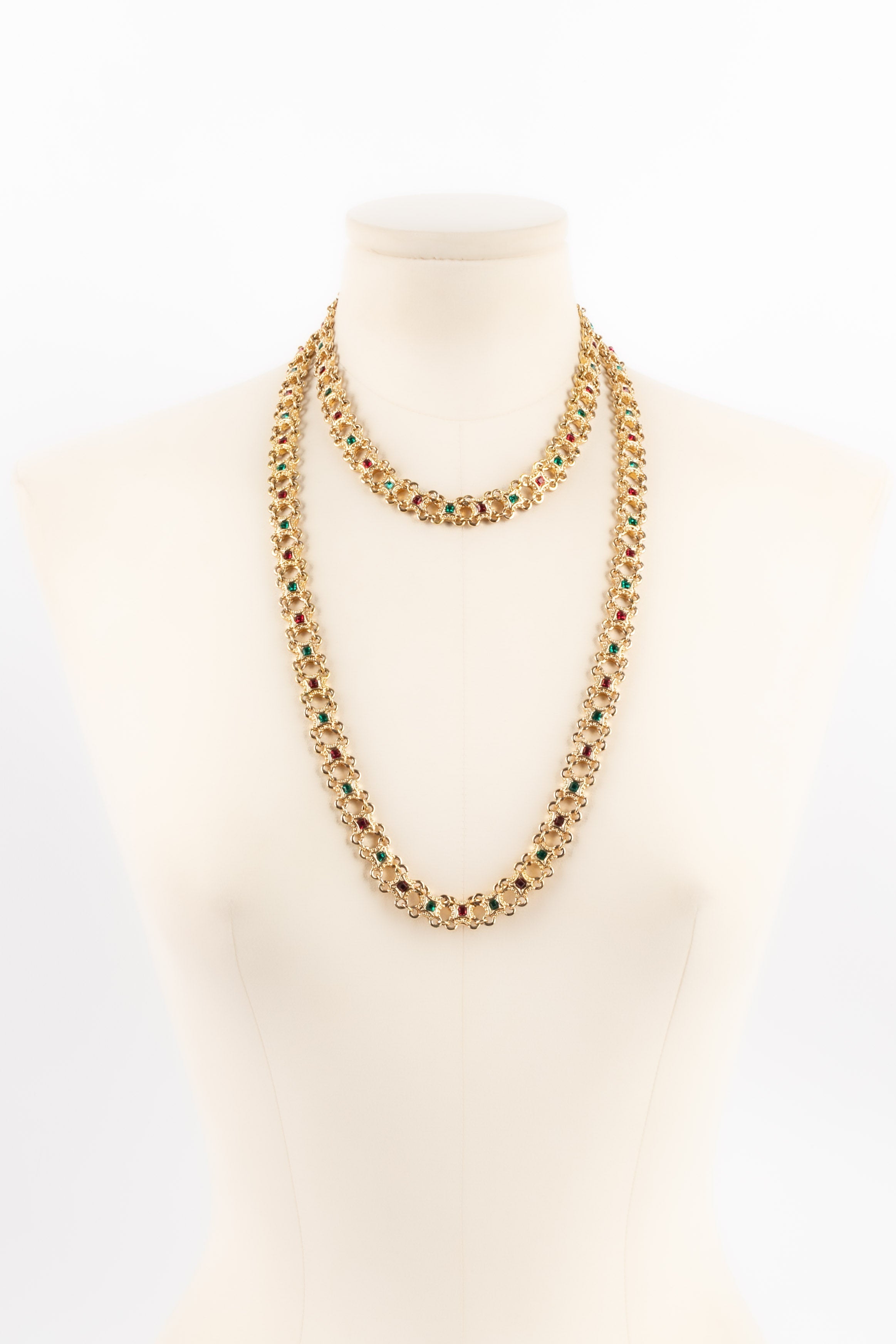 Long collier articulé Dior