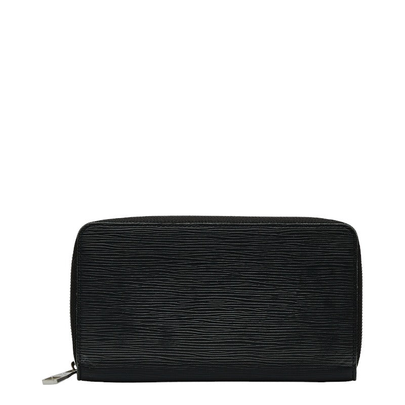 Louis Vuitton Epic Zippie Organizer Round  Long Wallet M63852 Noir Black Leather  Louis Vuitton