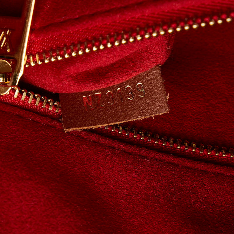 Louis Vuitton Monogram Teddy Onzagore GM Torta Bag M55420 Brown Ivory Mouton Leather  Louis Vuitton