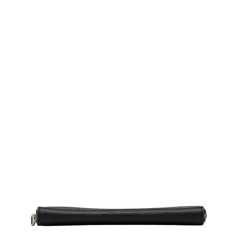 Louis Vuitton Epic Zippie Organizer Round  Long Wallet M63852 Noir Black Leather  Louis Vuitton