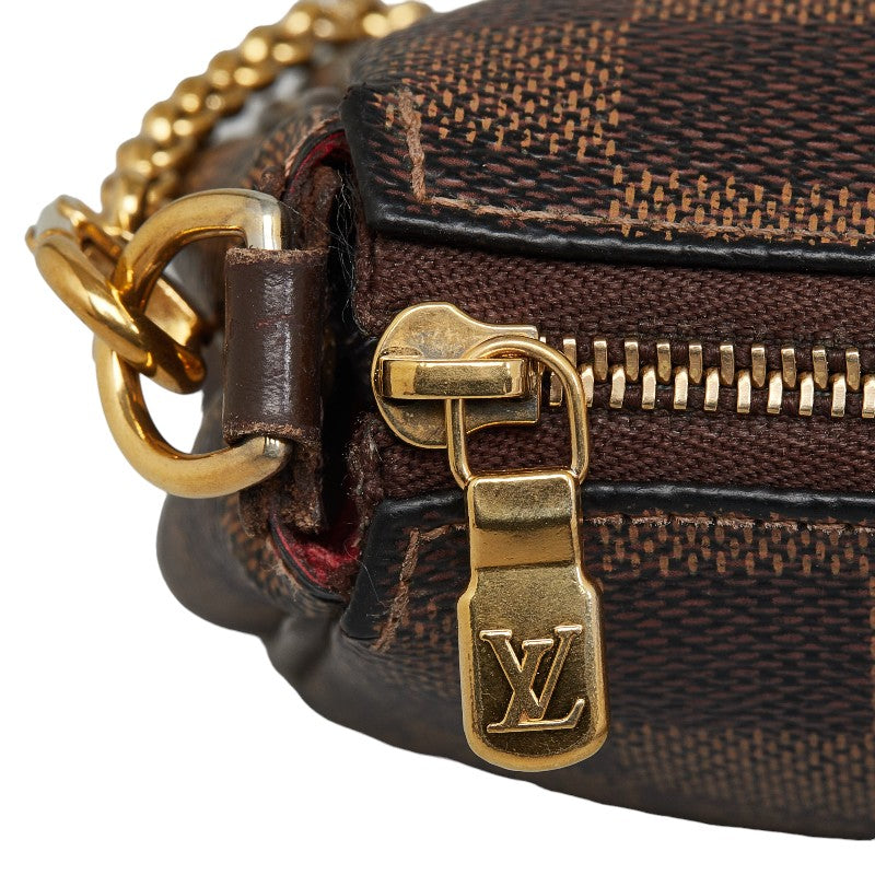 Louis Vuitton Eva Chain Handbags 2WAY N55213 Brown PVC Leather Ladies Louis Vuitton