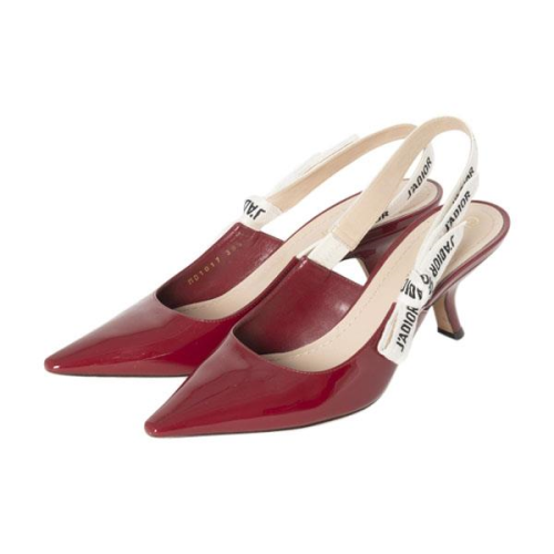 Christian Dior Patent J'Adior Slingback Pumps