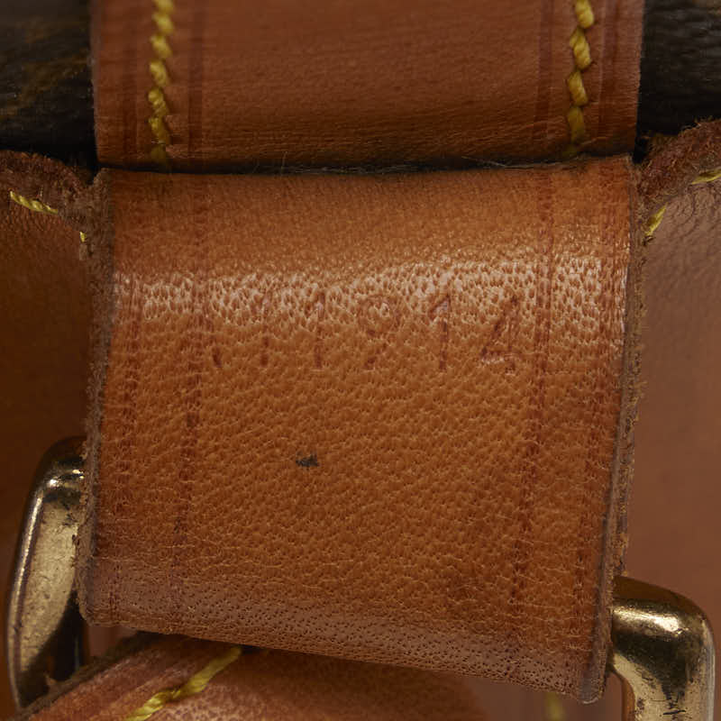 Louis Vuitton Monogram Landnet GM Shoulder Bag M42244 Brown PVC Leather Lady Louis Vuitton