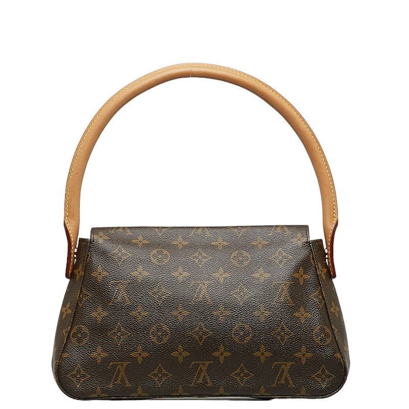 Louis Vuitton Monograms Miniature Shoulder Bag M51147 Brown PVC Leather  Louis Vuitton