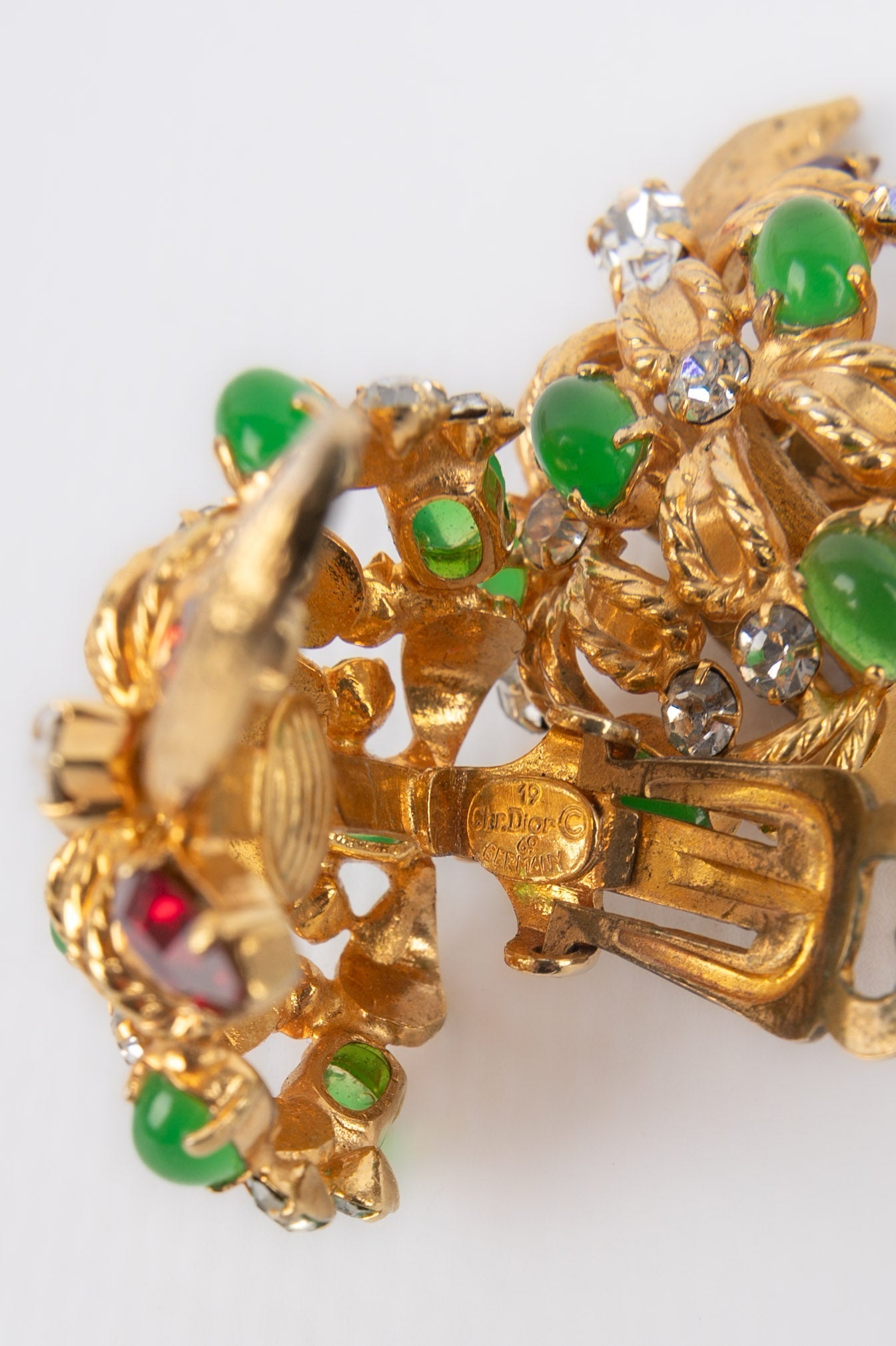 Boucles d'oreilles Dior 1969