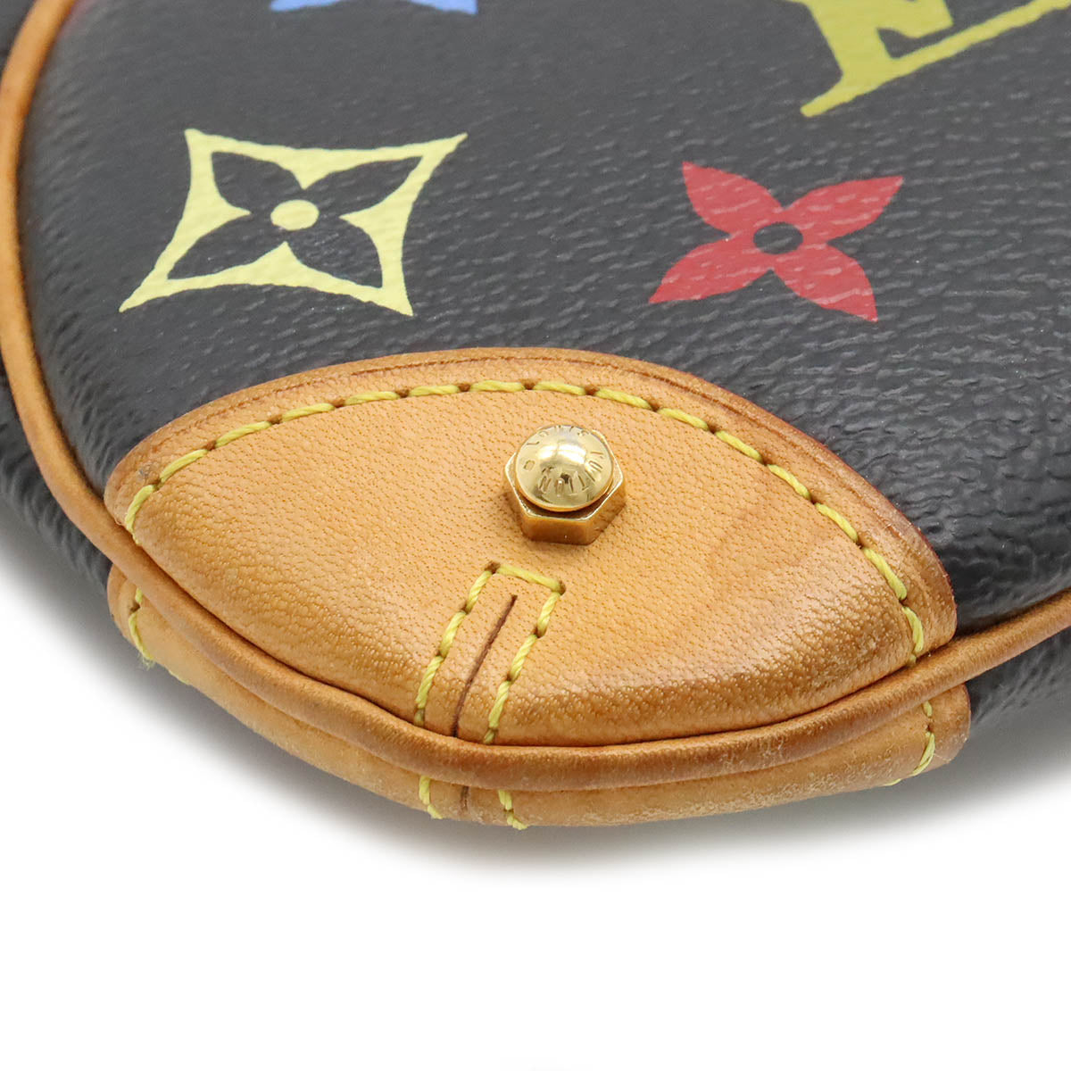 Louis Vuitton Monogram Multicolor  Mila MM Accessory Pocket Noir Black M60097