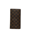 Louis Vuitton Damiere Portfolio Brother Long Wallet N60017 Brown PVC Leather  Louis Vuitton