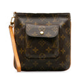 Louis Vuitton Partition Pouch Wristlet Bag Monogram M51901 Brown