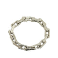 Louis Vuitton Monogram Chain Bracelet M00309 Silver Metal  Louis Vuitton