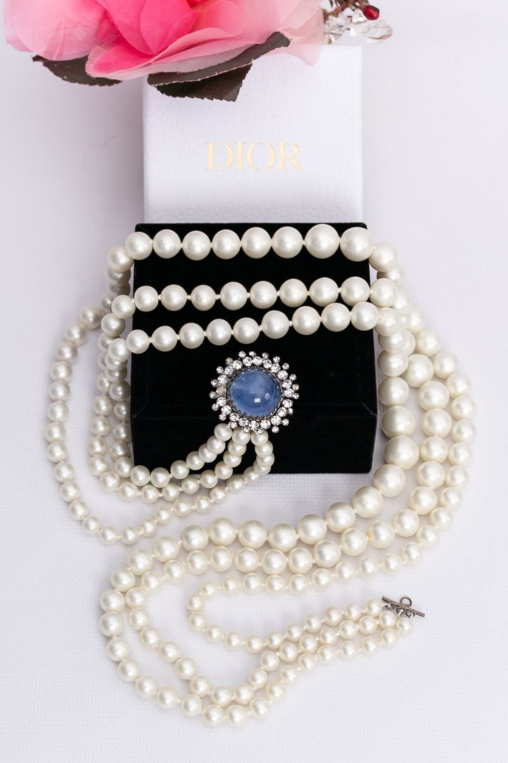 Collier de perles nacrées Dior (attribué à)