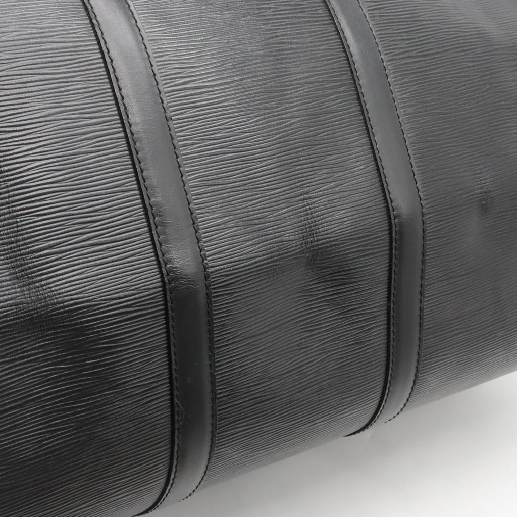LOUIS VUITTON Louis Vuitton Epic Kypopur 55 Boston Bag Travel Bag Leather Noir Black M42952