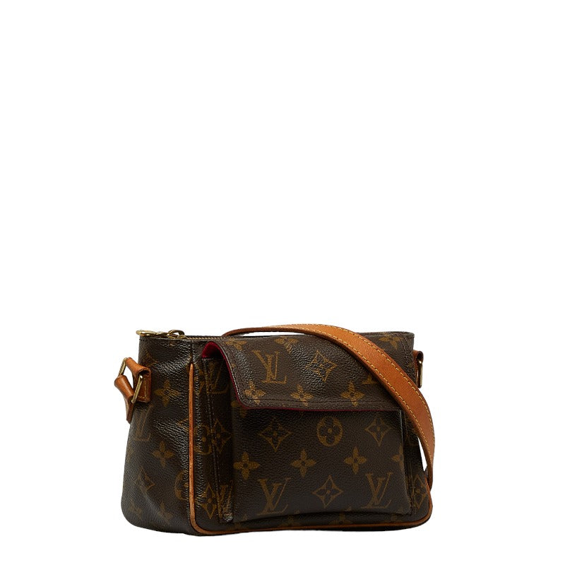 Louis Vuitton Monogram Vivacity PM Sliding Shoulder Bag M51165 Brown PVC Leather  Louis Vuitton