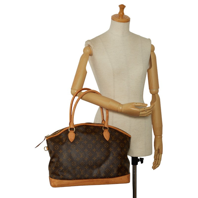 Louis Vuitton Monogram M40104 Handbag PVC/Leather Brown Ladies & Gentlemen