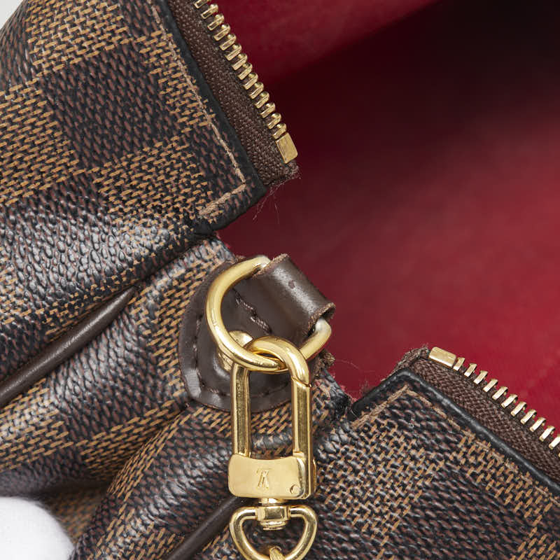 Louis Vuitton Eva Chain Handbags 2WAY N55213 Brown PVC Leather Ladies Louis Vuitton