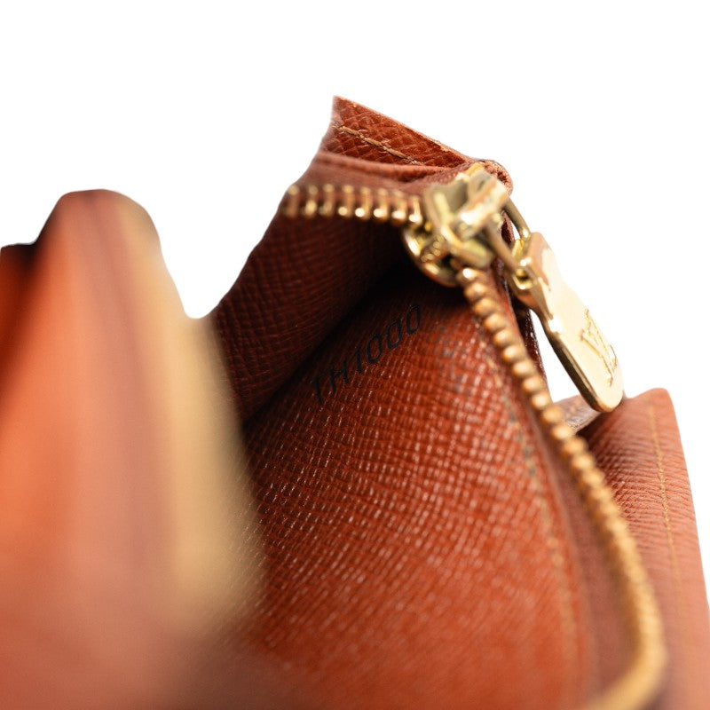 Louis Vuitton Monogram M61725 Long Wallet PVC/Leather Brown