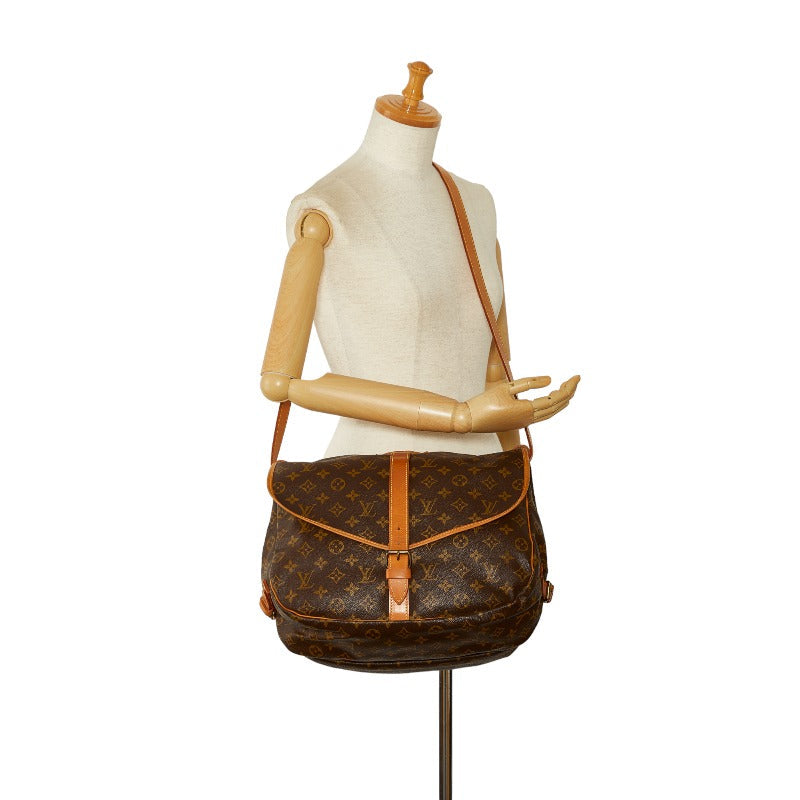 Louis Vuitton Monogram Summour 35 Sliding Shoulder Bag M42254 Brown PVC Leather  Louis Vuitton