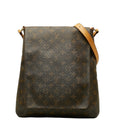 Louis Vuitton Monogram M51256 Shoulder Bag PVC/Leather Brown
