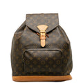 Louis Vuitton Monogram M51135  Daypack PVC/Leather Brown