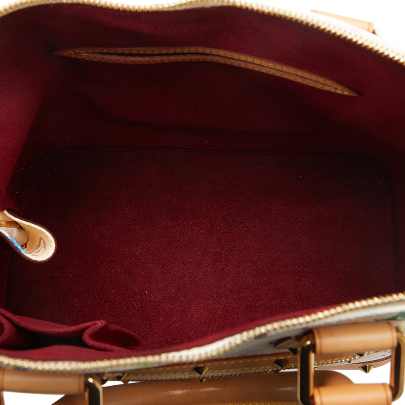 Louis Vuitton Multicolor Alma Handbag M92647 Bronze White PVC Leather  Louis Vuitton