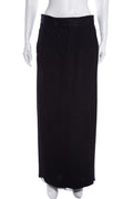 Gucci Black Mesh Overlay Midi Skirt SZ 46