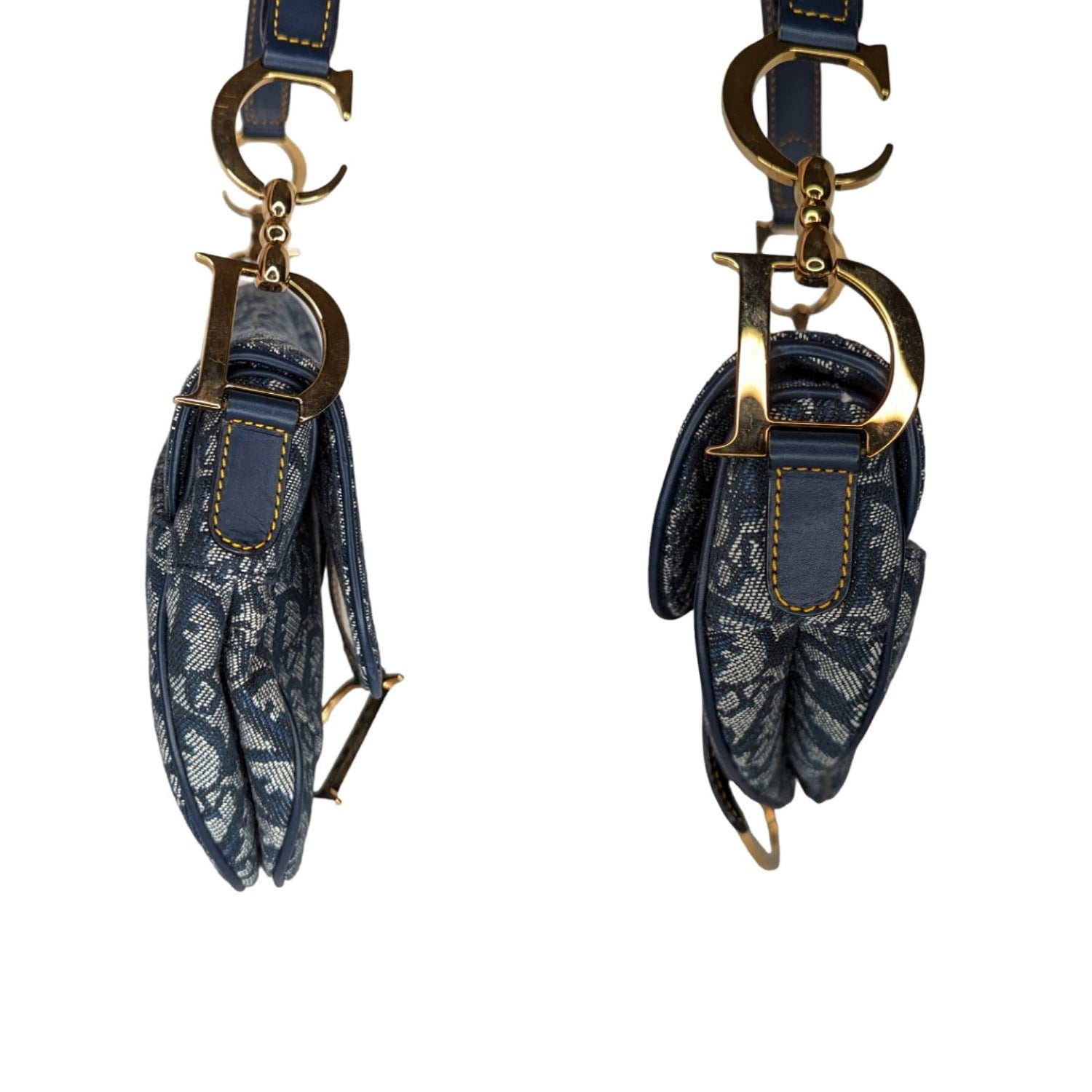 Christian Dior Oblique Jacquard Saddle Bag