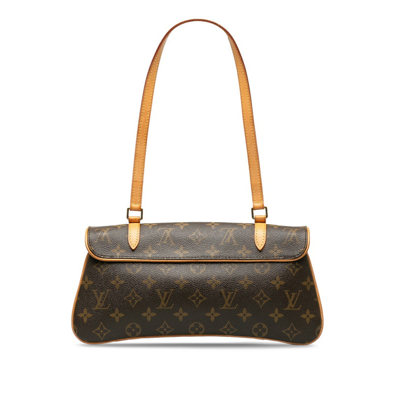 Louis Vuitton Monogram M51157 Shoulder Bag PVC/Leather Brown