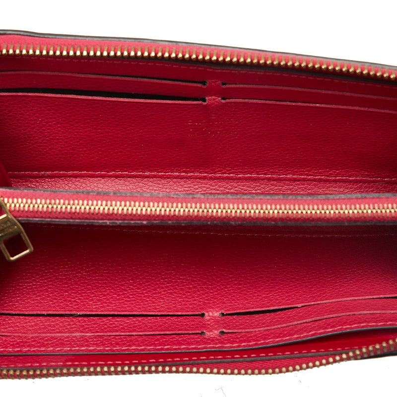 Louis Vuitton Monogram Amplant Portfolio Clemence Long Wallet M62535 Frigia Pink Carfresser Ladies Louis Vuitton
