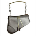 CHRISTIAN DIOR Vintage Mini Satin Saddle Bag