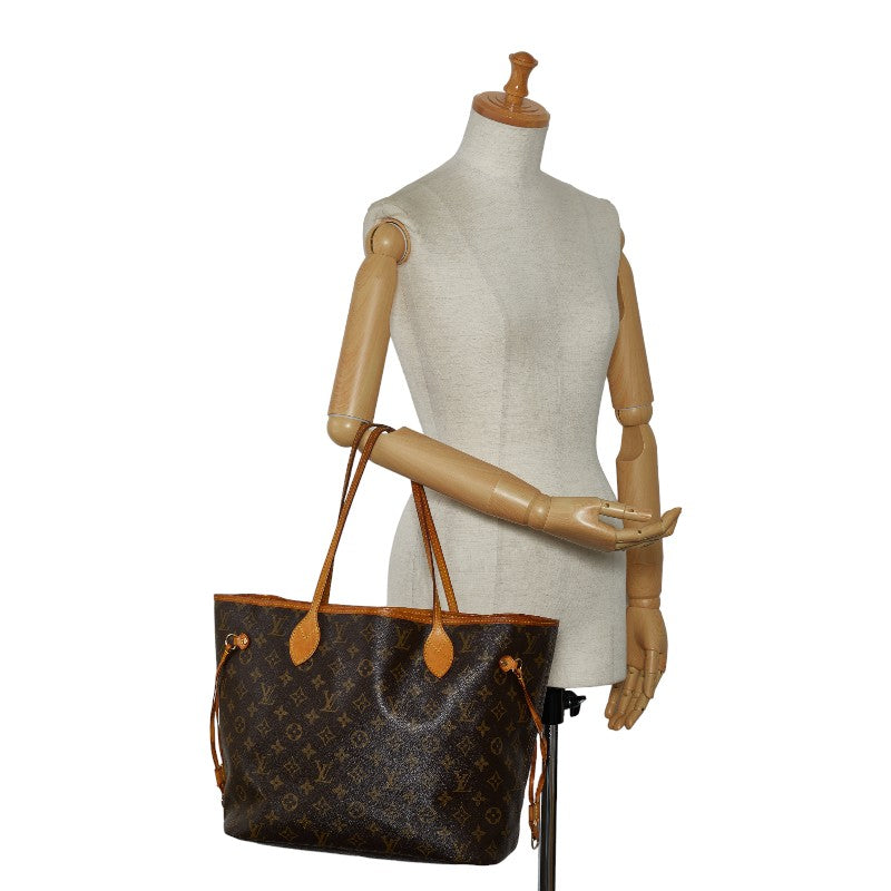 Louis Vuitton Neverfull GM Tote Bag M40157 Brown PVC Leather Ladies