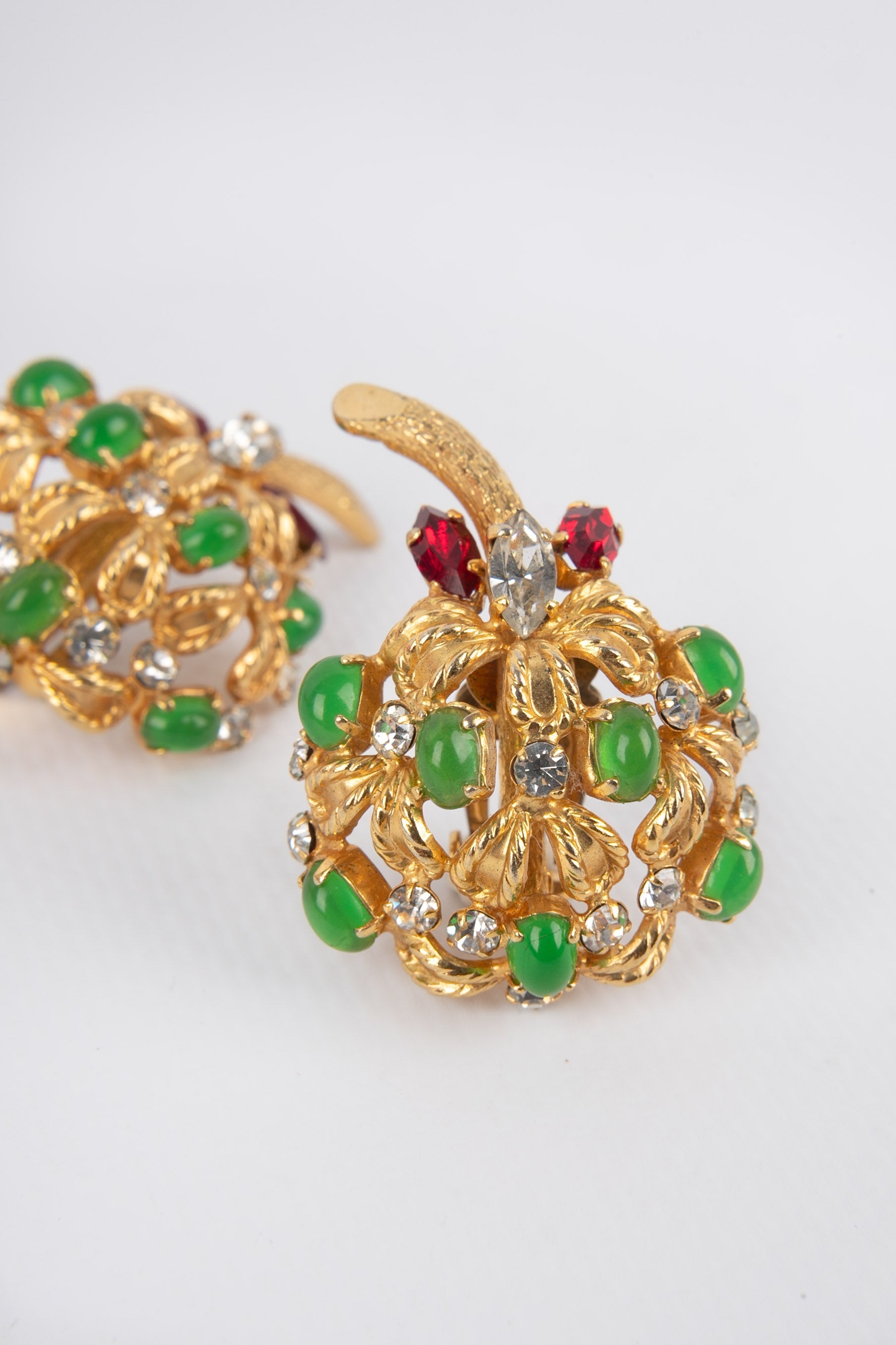 Boucles d'oreilles Dior 1969