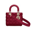 Lady Dior My ABCDi**r Bag Cherry Red Cannage Lambskin