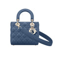 Lady Dior My ABCDior Bag Denim Blue Cannage Lambskin