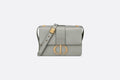 Dior 30 Montaigne Bag Gray Box Calfskin